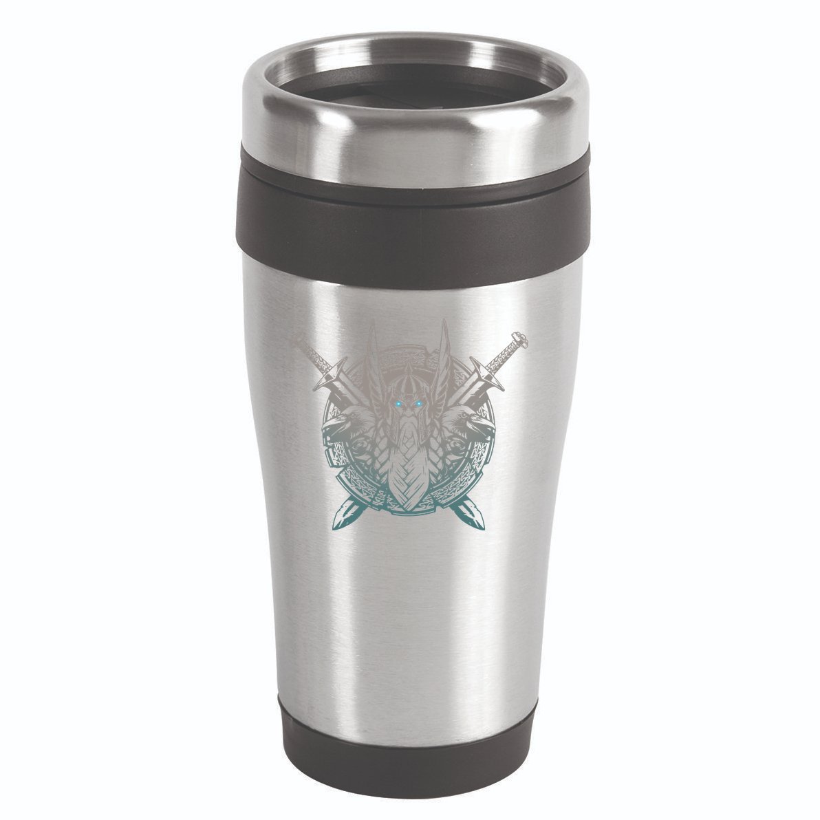 Odin Emblem Norse Mythology Valkyrie 16oz Travel Tumbler