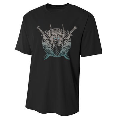 Odin Emblem Norse Mythology Valkyrie Performance Sprint T-Shirt