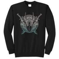 Odin Emblem Norse Mythology Valkyrie Tall Sweatshirt