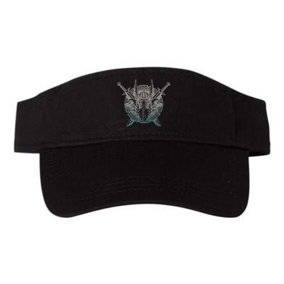 Odin Emblem Norse Mythology Valkyrie Valucap Bio-Washed Visor