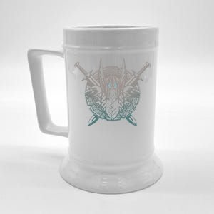 Odin Emblem Norse Mythology Valkyrie Beer Stein