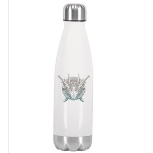 Odin Emblem Norse Mythology Valkyrie Stainless Steel Insulated Water Bottle