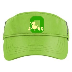 Oregon Duck Letter O Funny Oregon Yellow Duck Adult Drive Performance Visor