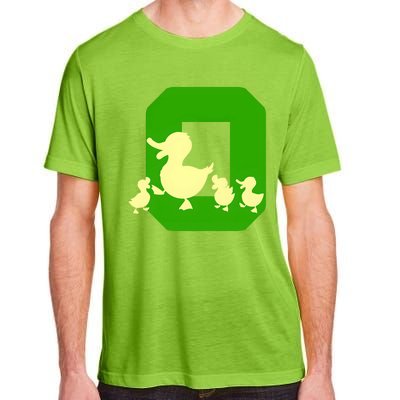 Oregon Duck Letter O Funny Oregon Yellow Duck Adult ChromaSoft Performance T-Shirt