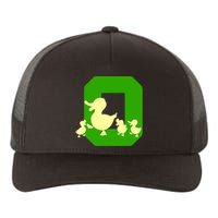 Oregon Duck Letter O Funny Oregon Yellow Duck Yupoong Adult 5-Panel Trucker Hat