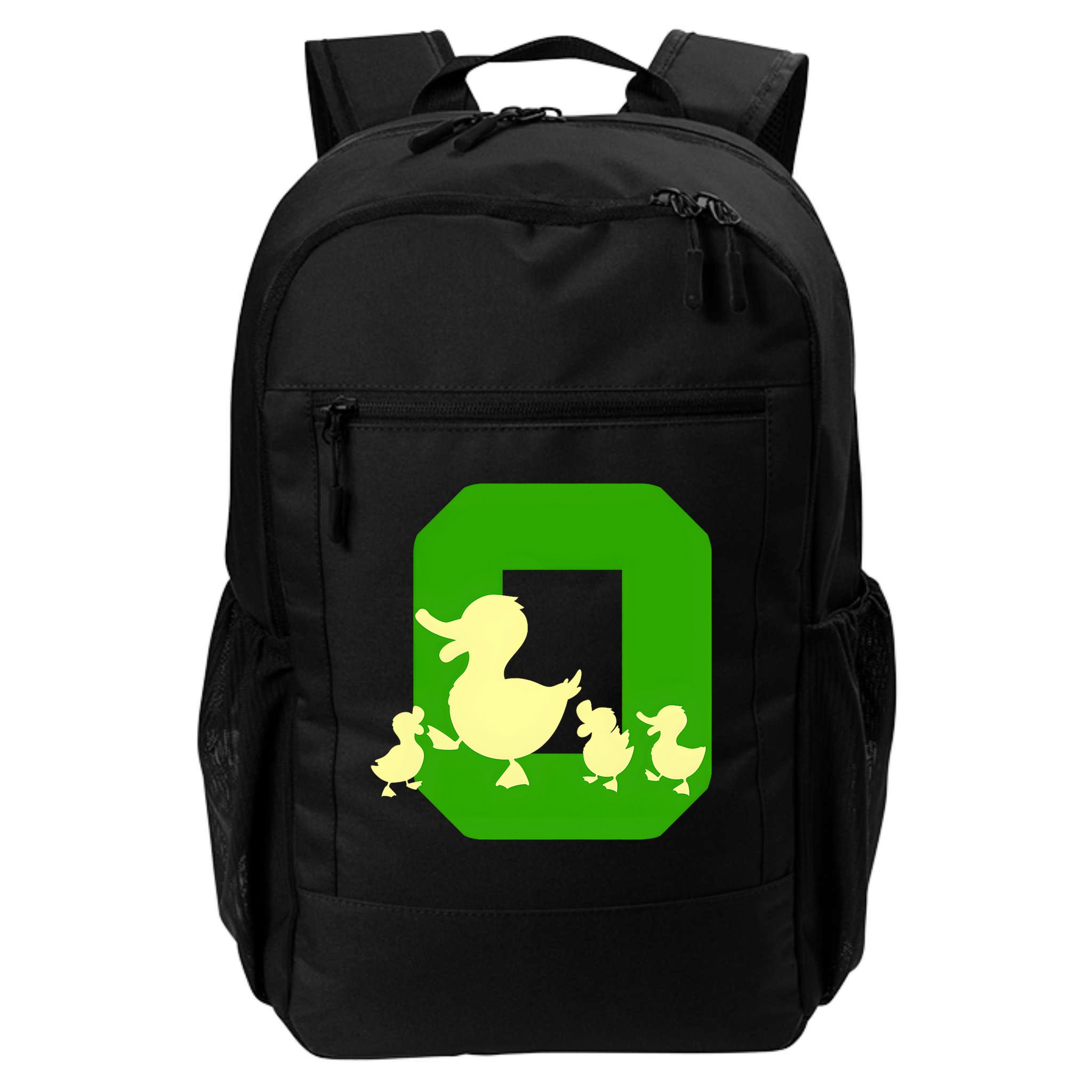 Oregon Duck Letter O Funny Oregon Yellow Duck Backpack