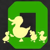 Oregon Duck Letter O Funny Oregon Yellow Duck Beanie