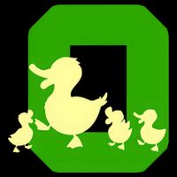 Oregon Duck Letter O Funny Oregon Yellow Duck Drawstring Bag