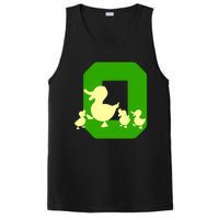 Oregon Duck Letter O Funny Oregon Yellow Duck PosiCharge Competitor Tank