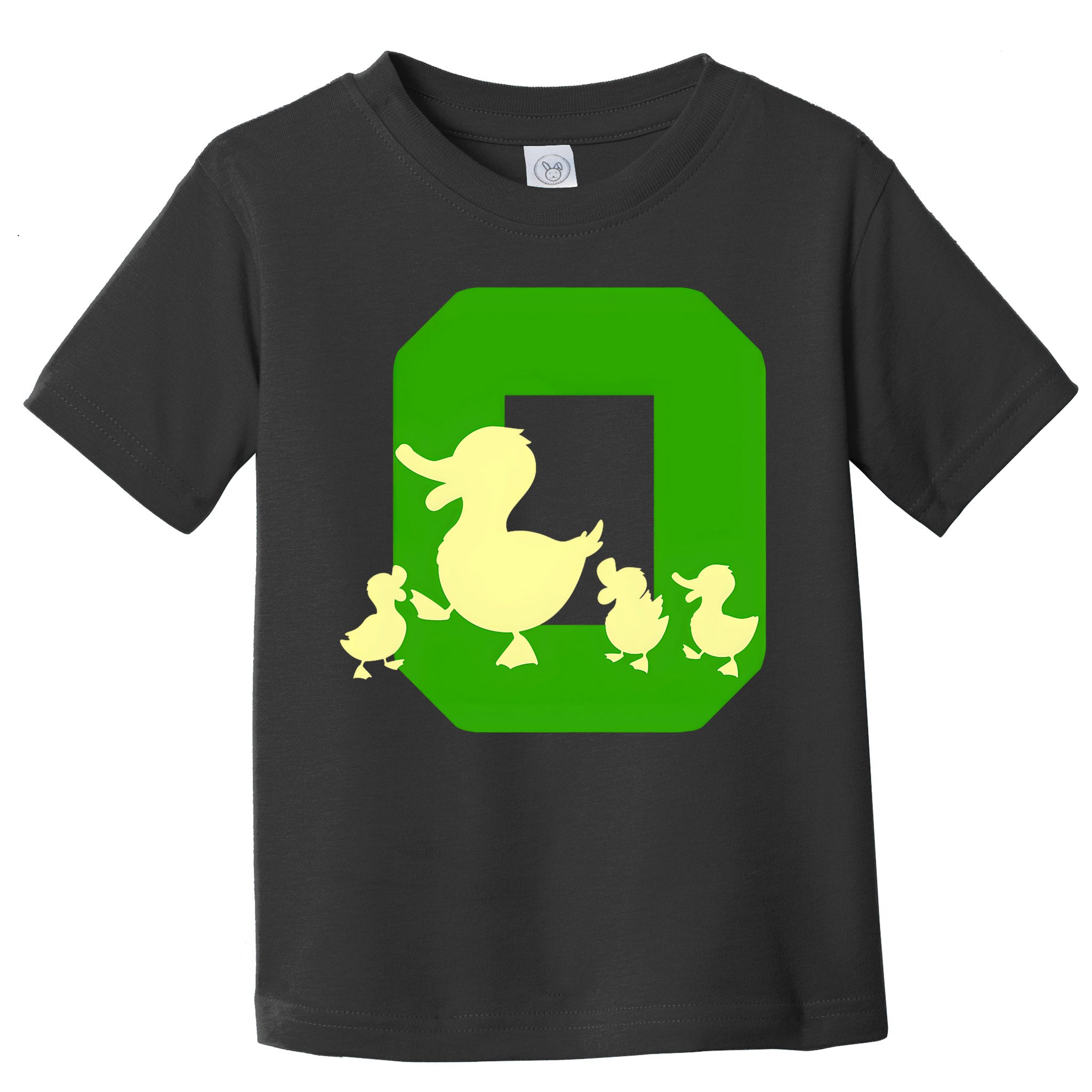 Oregon Duck Letter O Funny Oregon Yellow Duck Toddler T-Shirt