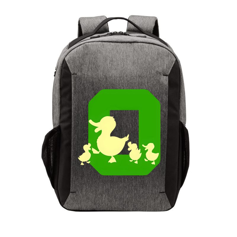 Oregon Duck Letter O Funny Oregon Yellow Duck Vector Backpack