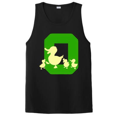 Oregon Duck Letter O PosiCharge Competitor Tank