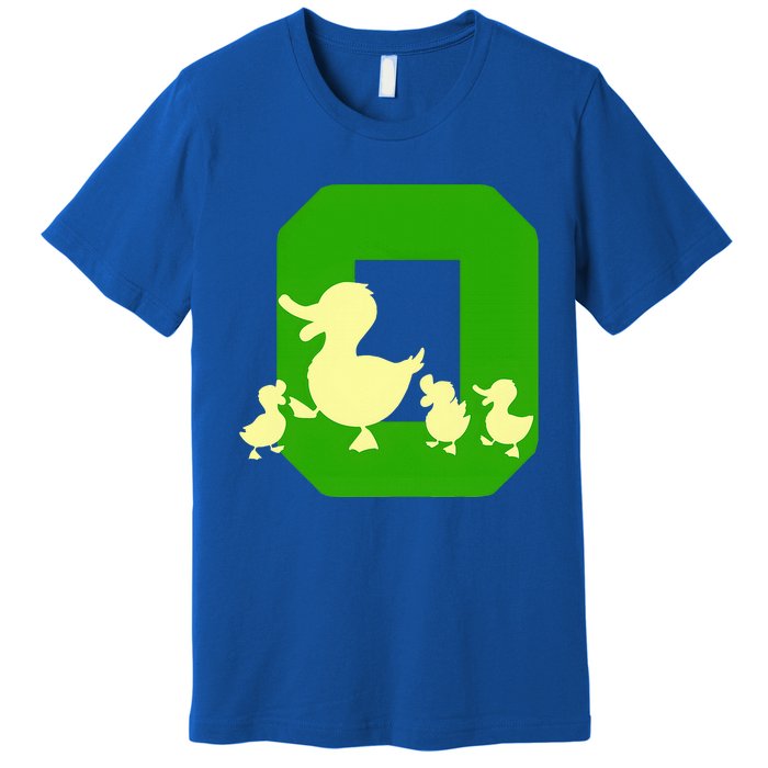 Oregon Duck Letter O Premium T-Shirt