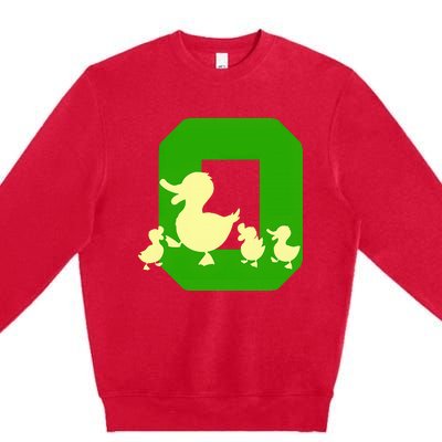 Oregon Duck Letter O Premium Crewneck Sweatshirt