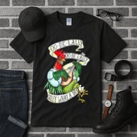 OO DE LALLY GOLLY What A Day Rooster Playing Guitar Tall T-Shirt