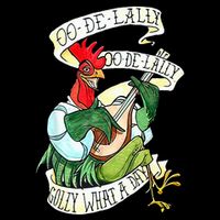 OO DE LALLY GOLLY What A Day Rooster Playing Guitar 16 in Basic Backpack