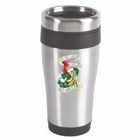 OO DE LALLY GOLLY What A Day Rooster Playing Guitar 16oz Travel Tumbler