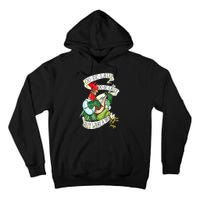 OO DE LALLY GOLLY What A Day Rooster Playing Guitar Tall Hoodie