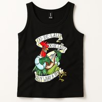 OO DE LALLY GOLLY What A Day Rooster Playing Guitar Tank Top