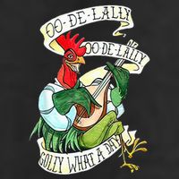 OO DE LALLY GOLLY What A Day Rooster Playing Guitar Golf Towel