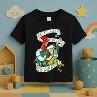 OO DE LALLY GOLLY What A Day Rooster Playing Guitar Toddler T-Shirt