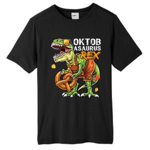 Oktoberfest Dinosaur Lederhosen Bavarian Costume Tall Fusion ChromaSoft Performance T-Shirt