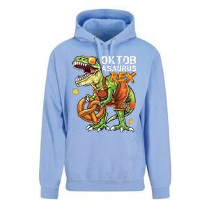 Oktoberfest Dinosaur Lederhosen Bavarian Costume Unisex Surf Hoodie