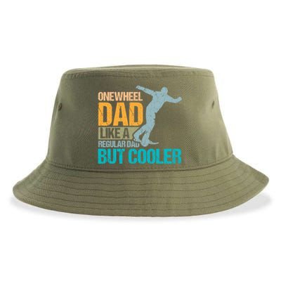 Onewheel Dad Like A Regular Dad But Cooler Fathers Day Gift Sustainable Bucket Hat