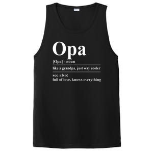 Opa Dictionary Like A Grandpa Just Way Cooler PosiCharge Competitor Tank