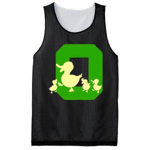 Oregon Duck Letter O Funny Oregon Yellow Duck Mesh Reversible Basketball Jersey Tank