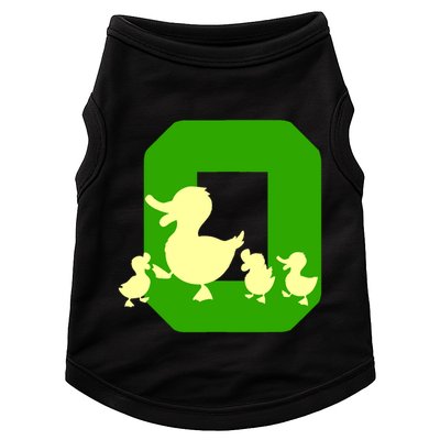 Oregon Duck Letter O Funny Oregon Yellow Duck Doggie Tank