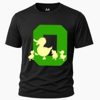 Oregon Duck Letter O Funny Oregon Yellow Duck Performance Shirt