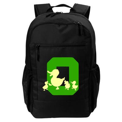 Oregon Duck Letter O Funny Oregon Yellow Duck Backpack
