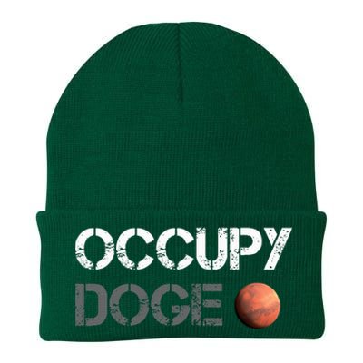 Occupy Doge Mars Department Of Government Efficiency D.O.G.E Knit Cap Winter Beanie