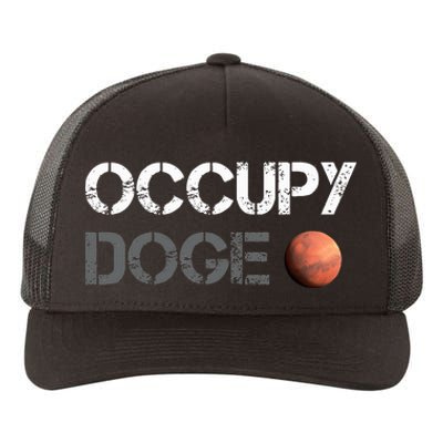 Occupy Doge Mars Department Of Government Efficiency D.O.G.E Yupoong Adult 5-Panel Trucker Hat