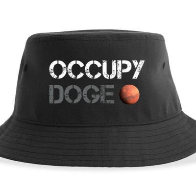 Occupy Doge Mars Department Of Government Efficiency D.O.G.E Sustainable Bucket Hat