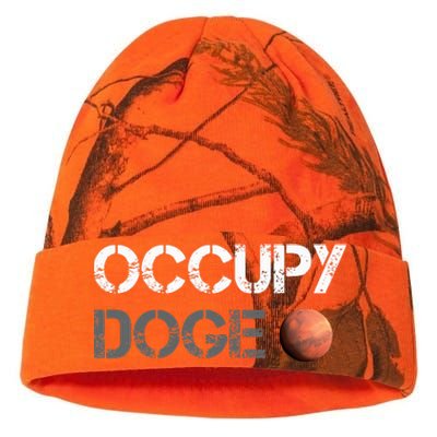 Occupy Doge Mars Department Of Government Efficiency D.O.G.E Kati Licensed 12" Camo Beanie