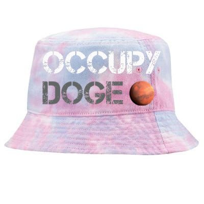 Occupy Doge Mars Department Of Government Efficiency D.O.G.E Tie-Dyed Bucket Hat