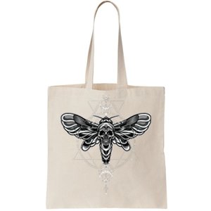 Occult Death Moth Mystic Death Moth And Sacred Geometry Tote Bag