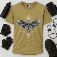 Occult Death Moth Mystic Death Moth And Sacred Geometry Cooling Performance Crew T-Shirt