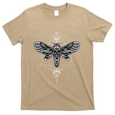 Occult Death Moth Mystic Death Moth And Sacred Geometry T-Shirt