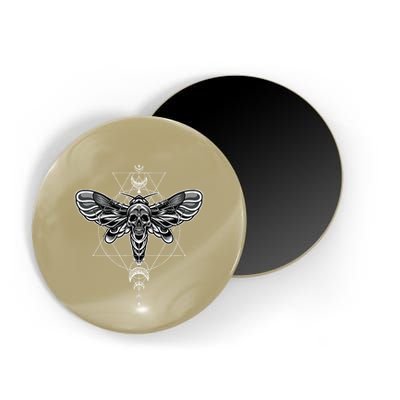 Occult Death Moth Mystic Death Moth And Sacred Geometry Magnet