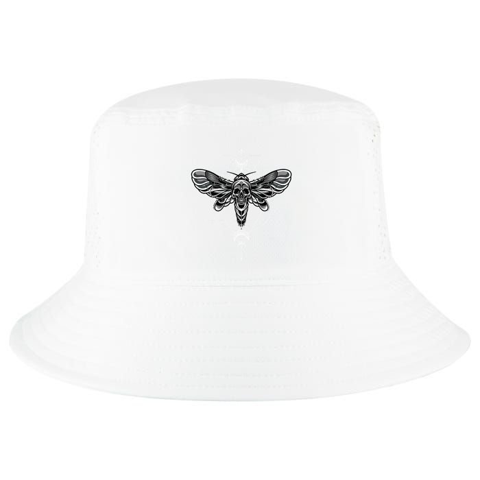 Occult Death Moth Mystic Death Moth And Sacred Geometry Cool Comfort Performance Bucket Hat