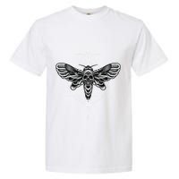 Occult Death Moth Mystic Death Moth And Sacred Geometry Garment-Dyed Heavyweight T-Shirt
