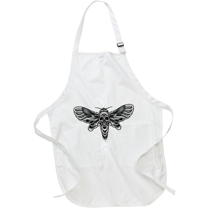 Occult Death Moth Mystic Death Moth And Sacred Geometry Apron
