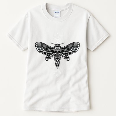 Occult Death Moth Mystic Death Moth And Sacred Geometry Tall T-Shirt