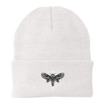 Occult Death Moth Mystic Death Moth And Sacred Geometry Beanie