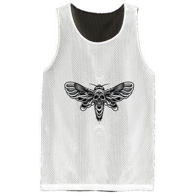 Occult Death Moth Mystic Death Moth And Sacred Geometry Mesh Reversible Basketball Jersey Tank