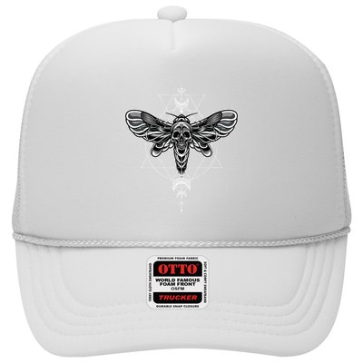 Occult Death Moth Mystic Death Moth And Sacred Geometry Trucker Hat