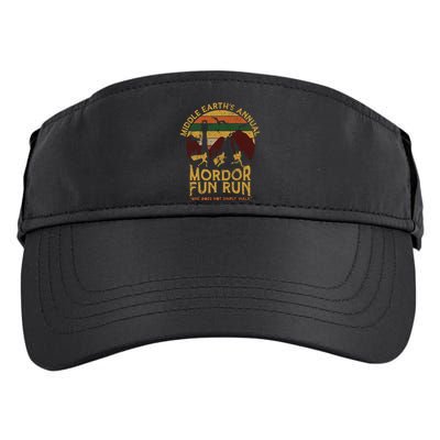 One Does Not Simply Walk Vintage Middle EarthS Annual Mordor Fun Run Adult Drive Performance Visor